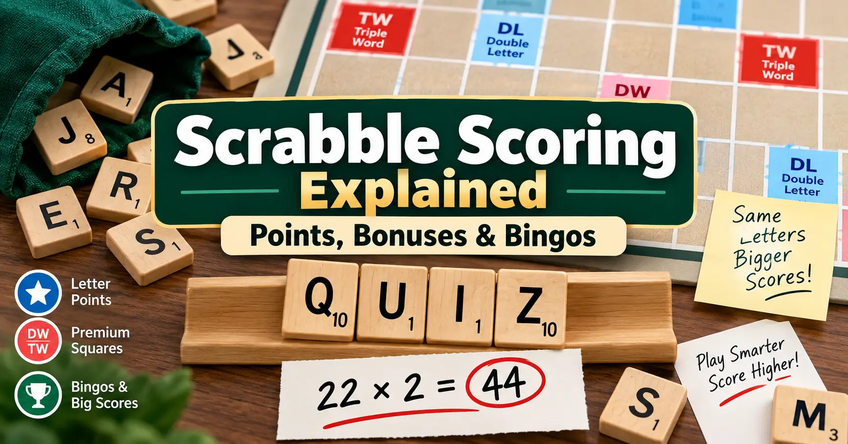 Scabble Scoring Explained